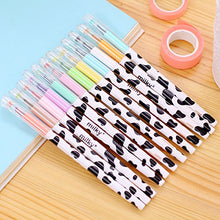 Load image into Gallery viewer, NYKKOLA Diamond Cute Gel Pen Milky Cow Pens,12PCS 0.35mm Extra-Fine Ballpoint Pen Perfect for Office School Supplies Gifts for Boys Girls(Milk 12 Pcs)
