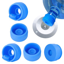Load image into Gallery viewer, Gofriipai 3 and 5 Gallon Water Jug Cap, Silicone Reusable Replacement Cap, Non Spill Bottle Caps for 55mm Bottle Water Dispenser Caps - Pack of 3