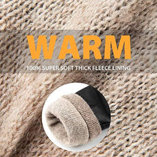 Load image into Gallery viewer, Genuine Sheepskin Leather Gloves For Women, Winter Warm Touchscreen Texting Cashmere Lined Driving Motorcycle Dress Gloves By Alepo (Black-XL)