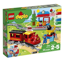 Load image into Gallery viewer, LEGO DUPLO Steam Train 10874 Remote-Control Building Blocks Set Helps Toddlers Learn, Great Educational Birthday Gift (59 Pieces)