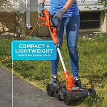 Load image into Gallery viewer, BLACK+DECKER 3-in-1 Corded Lawn Mower, String Trimmer & Edger, 12-Inch (BESTA512CM)