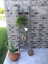 Load image into Gallery viewer, BarnwoodUSA Rustic 5 Foot Decorative Wooden Display Ladder - 100% Reclaimed Wood, Brown