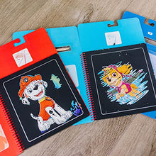 Load image into Gallery viewer, Melissa & Doug PAW Patrol Scratch Art 3-Pack – Chase, Skye, Marshall Color Reveal Travel Activity Pads