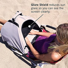 Load image into Gallery viewer, Laptop Tent Sun Shade & Water-Resistant Laptop Bag with Glare Shield, Shoulder Strap, Portable Case for Working Outside | Foldable | Privacy Cover Hood | Heat & Light Reflective Outdoor UV Material