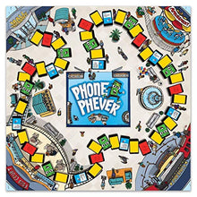 Load image into Gallery viewer, Phone Phever Board Game - Best New Fun Fast-Paced Family-Friendly Party Board Game - It's a Phonetastic Race to Answer Fascinating Trivia Questions & Complete Hilarious Challenges!
