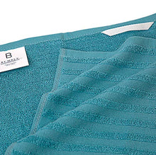 Load image into Gallery viewer, Premium Kitchen Towels (20”x 28”, 6 Pack) – Large Cotton Kitchen Hand Towels – Flat & Terry Towel – Highly Absorbent Tea Towels Set with Hanging Loop (Aqua)