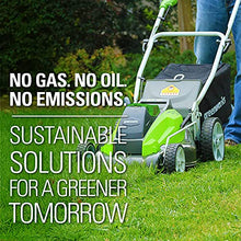 Load image into Gallery viewer, Greenworks 40V 19-Inch Cordless (3-In-1) Push Lawn Mower, 4.0Ah + 2.0Ah Battery and Charger Included 25223