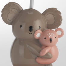Load image into Gallery viewer, Lambs & Ivy Calypso Lamp Pink/Gray Koala Nursery Lamp with Shade & Bulb