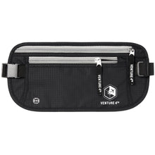 Load image into Gallery viewer, Slim Minimalist Design Money Belt, RFID Blocking for Men & Women - Ideal for Keeping Your Cash, Credit Card, Passport, Phone Safe When Traveling (Black)
