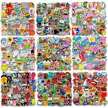Load image into Gallery viewer, 500 PCS Cool Laptop Stickers Vinyl Graffiti Decals, Variety Pack Waterproof Stickers for iPad, Water Bottle, Travel Case, Skateboard, Guitar, Car Bumper, Bike Helmet