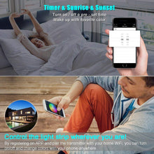 Load image into Gallery viewer, LED Strips Lights 5m IR Remote WiFi LED Smart Lights SMD 5050 RGB IP65 Waterproof WiFi Echo Google Home IFTTT IP65 150led Power Supply