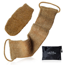 Load image into Gallery viewer, Set of Hemp Back Washer & Wooden Cleaning Finger Nail Brush