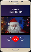 Load image into Gallery viewer, Live video call santa christmas