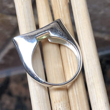Load image into Gallery viewer, Genuine Green Peridot 925 Solid Sterling Silver Ring Size 5.75, 6, 6.75, 7, 7.75, 8, 9, 9.75, 10
