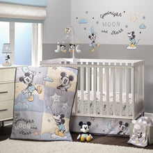 Load image into Gallery viewer, Lambs & Ivy Disney Baby Moonlight Mickey Mouse Lamp with Shade & Bulb - Gray