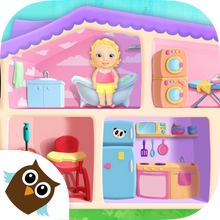 Load image into Gallery viewer, Sweet Baby Girl Doll House - Play, Care & Bed Time