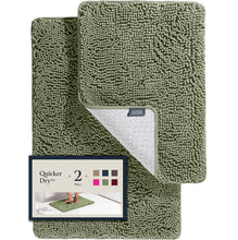 Load image into Gallery viewer, BELADOR Bathroom Rugs Sets 2 Piece - Plush Bath Mat Set Quick-Dry Soft Chenille Bathroom Mat with Rubber Backing, Absorbant Bathroom Rug Set, Washable Bath Rugs for Bathroom - Bath Mats 24x17 + 30x20