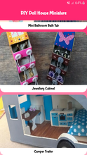 Load image into Gallery viewer, DIY How to Make Dollhouse Miniature & Furniture Easily