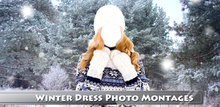 Load image into Gallery viewer, Winter Dress Photo Montages