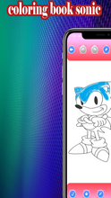 Load image into Gallery viewer, new Blue Нedgеhоg Game Coloring for kids