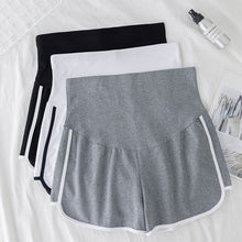 Load image into Gallery viewer, 8347# Summer Thin Cotton Maternity Shorts Adjustable Belly Shorts Clothes for Pregnant Women Casual Pregnancy Sleep Home Wear