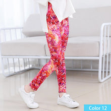 Load image into Gallery viewer, SheeCute Girls Spring Autumn Full Length Printing Skinny Leggings SC1752-C