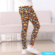 Load image into Gallery viewer, SheeCute Girls Spring Autumn Full Length Printing Skinny Leggings SC1752-C