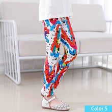 Load image into Gallery viewer, SheeCute Girls Spring Autumn Full Length Printing Skinny Leggings SC1752-C
