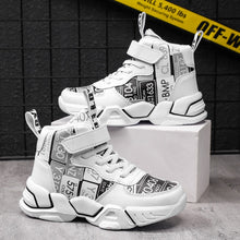 Load image into Gallery viewer, Children Shoes Boy Sneakers Fashion Print Luxury Designer High Top Sneakers Kids Tenis Shoes Boy Sports Casual Free Shipping