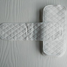 Load image into Gallery viewer, 5Pcs 3Layers Bamboo Insert Reusable Washable Breathable Inserts Boosters Liners For Baby Cloth Diapers Nappy Good absorption