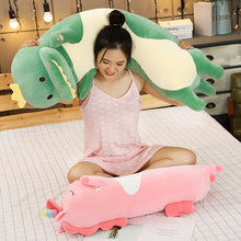 Load image into Gallery viewer, 1pc 70/90/120CM Dinosaur Unicorn Cat Plush Pillow