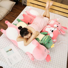 Load image into Gallery viewer, 1pc 70/90/120CM Dinosaur Unicorn Cat Plush Pillow