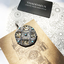 Load image into Gallery viewer, Blue Africa Ornament Fashion Jewelry 925 Sterling Silver Necklace