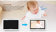Load image into Gallery viewer, 7inch Wireless Baby Monitor 720P HD