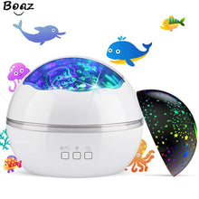 Load image into Gallery viewer, Kids LED Laser Projector Bedroom USB Lamp