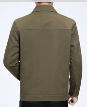 Load image into Gallery viewer, 2020 Spring Autumn Jacket Men Big Size With Buttons Brand Middle-aged Man Classic Casual Jackets