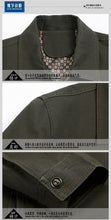 Load image into Gallery viewer, 2020 Spring Autumn Jacket Men Big Size With Buttons Brand Middle-aged Man Classic Casual Jackets