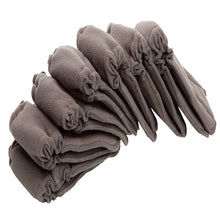 Load image into Gallery viewer, Bamboo Charcoal Inserts Reusable Nappies 5 Layers Bamboo Charcoal Gusset Inserts Washable Diapers Bamboo Inserts