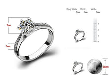 Load image into Gallery viewer, Cubic Zirconia Stone 925 Silver Ring
