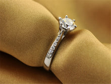 Load image into Gallery viewer, Cubic Zirconia Stone 925 Silver Ring