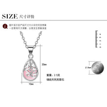 Load image into Gallery viewer, 925 Sterling Silver Moonlight Cat's Eye Pendant.