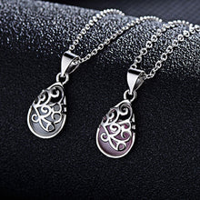 Load image into Gallery viewer, 925 Sterling Silver Moonlight Cat's Eye Pendant.