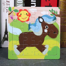 Load image into Gallery viewer, Montessori Educational Wooden 3D Math Jigsaw Puzzle