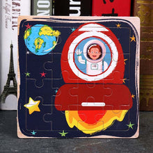Load image into Gallery viewer, Montessori Educational Wooden 3D Math Jigsaw Puzzle