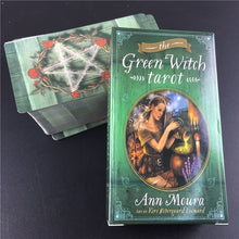 Load image into Gallery viewer, Full English The Green Witch Tarot Cards Guidance Divination Fate Oracle Deck Board Game Card For Family Party Games