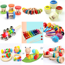 Load image into Gallery viewer, Baby Clapper Montessori Educational toy Wooden 3D Puzzle Sound   Wooden Sensory Jigsaw Brain Training Intellectual Learning Toy