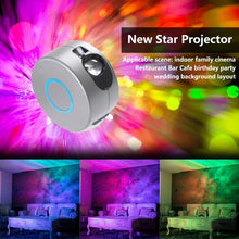 Load image into Gallery viewer, LED EU Plug Starry Star Sky Projector Colorful Night Light