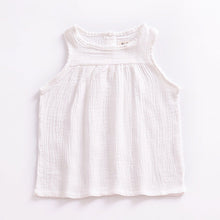 Load image into Gallery viewer, Linen 2018 Cotton Baby Boy Girl Summer T Shirts New Toddler Comfortable Tops Tee Children Clothing Kids Button 80-130CM Height