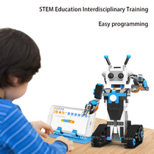 Load image into Gallery viewer, Science and education dual remote control programmable educational gift toy intelligent programming building block robot