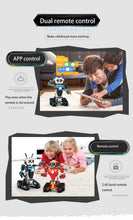 Load image into Gallery viewer, Science and education dual remote control programmable educational gift toy intelligent programming building block robot